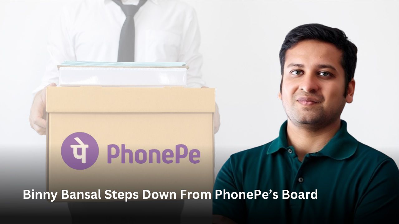 Binny Bansal Steps Down From PhonePe’s Board, Reasons Undisclosed