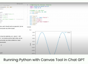 Running Python With Canvas Tool In ChatGPT