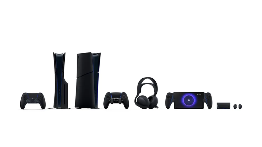 Complete Range Of Midnight Black Series Accessories For PS5