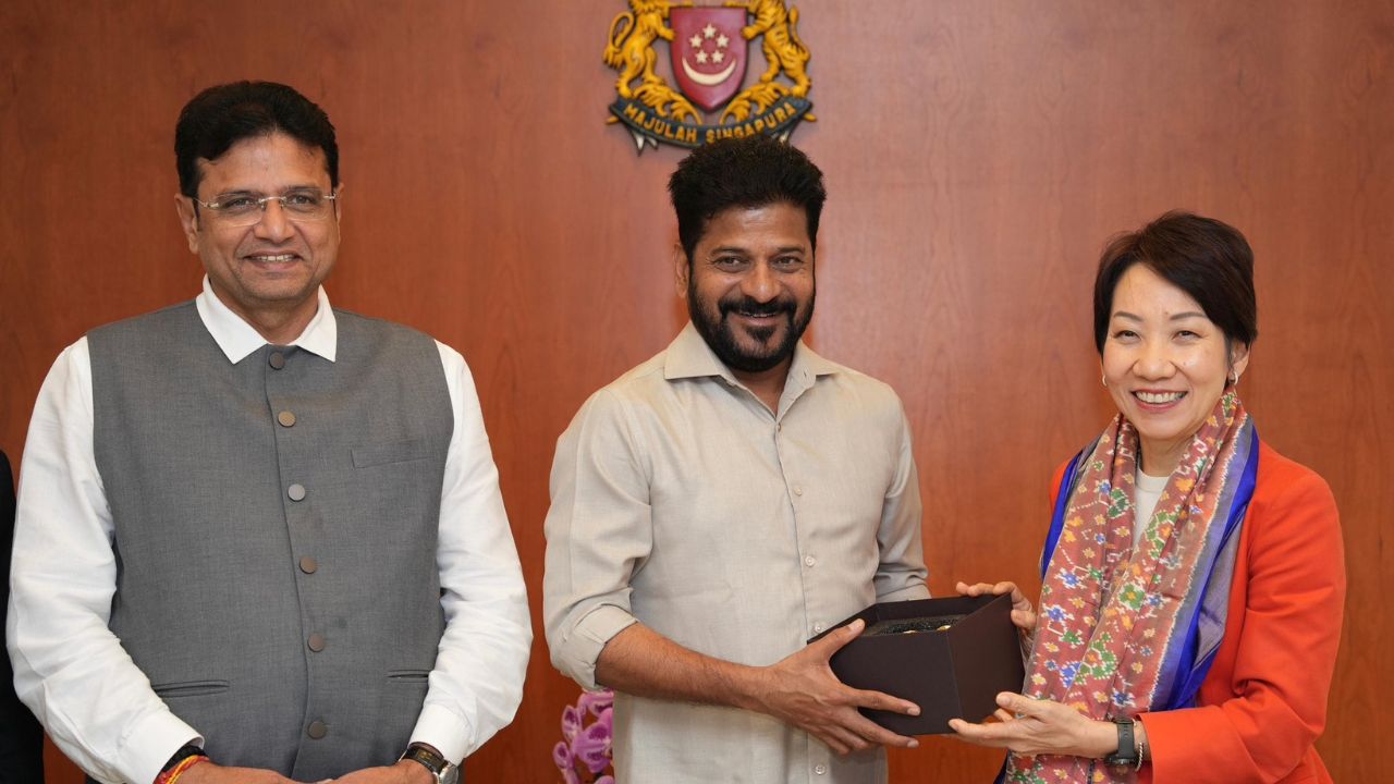 Net Zero Future City: Telangana CM Revanth Reddy Explores Partnerships with Singapore for Sustainable Development