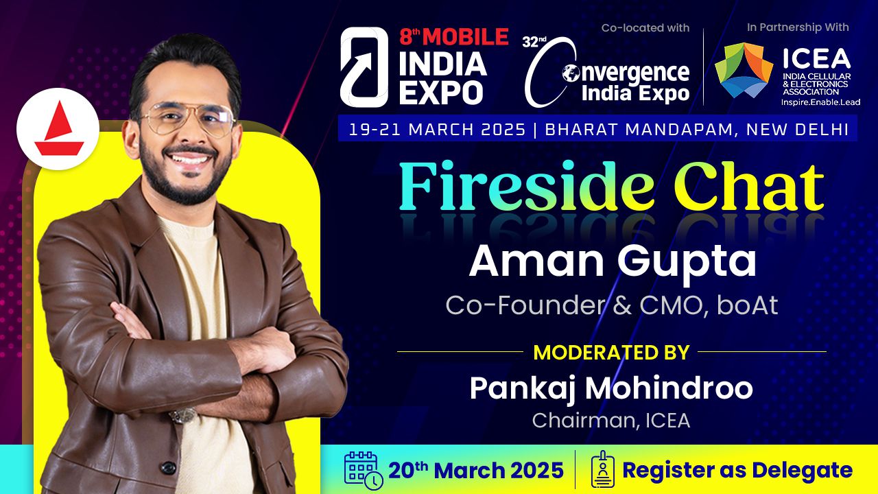 Experience Tech Firsts & Meet boAt’s Aman Gupta at Mobile India Expo 2025 – Register Now!